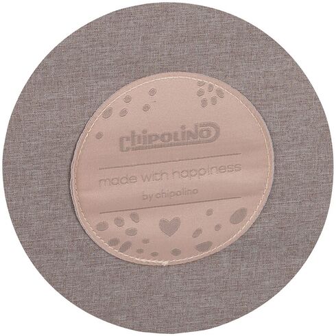 Patut pliabil Chipolino Relax macadamia linen cu laterala culisanta, Culoare: Crem, Dimensiuni: 120x60 - poza 5 - ExclusivMAG.ro