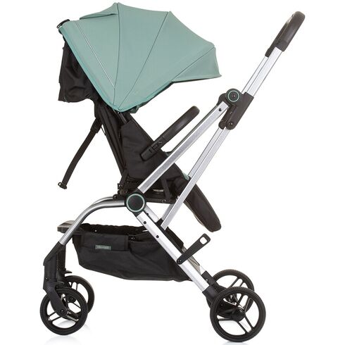 Carucior Chipolino Twister pastel green cu sezut rotativ, Culoare: Verde, Model: sport,poza 5