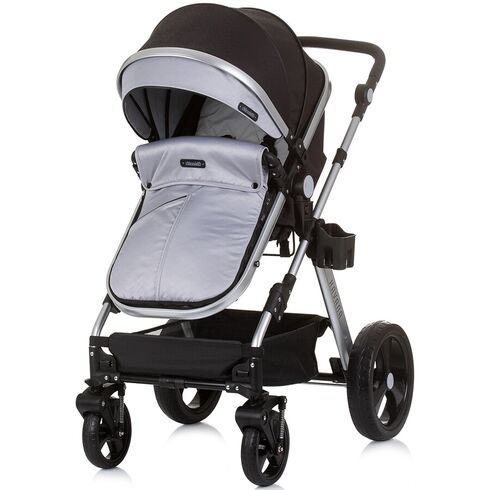 Carucior Chipolino Havana 3 in 1 obsidian silver, Culoare: Gri/Negru, Model: 3 in 1,poza 5