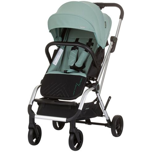 Carucior Chipolino Twister pastel green cu sezut rotativ, Culoare: Verde, Model: sport,poza 2