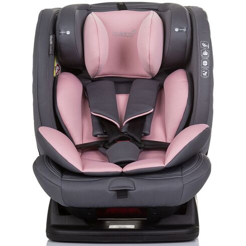 Scaun auto Chipolino Aviato I-Size 40-150 cm flamingo, Culoare: Roz, Grupa: 0-36kg (0 luni - 12 ani),poza 3
