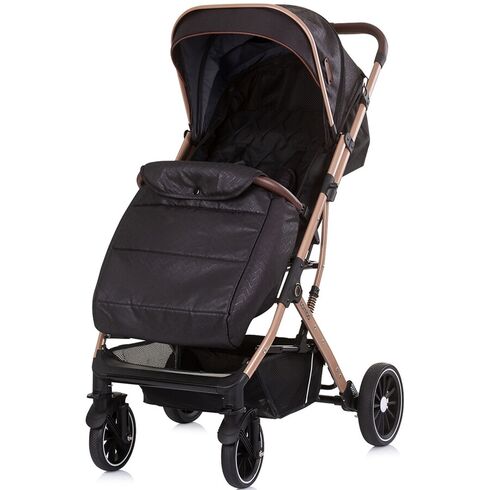 Carucior sport Chipolino Combo obsidian gold, Culoare: Negru/Auriu, Model: sport - poza 3 - ExclusivMAG.ro