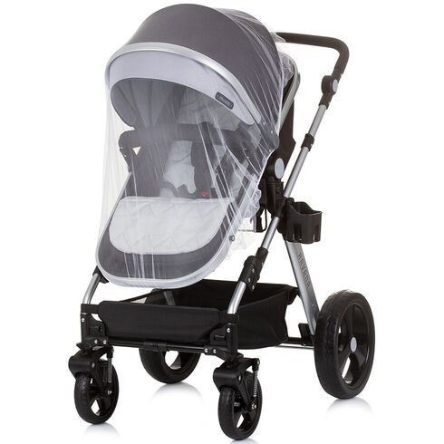 Carucior Chipolino Havana 3 in 1 obsidian silver, Culoare: Gri/Negru, Model: 3 in 1,poza 6