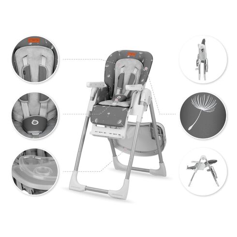 Scaun de masa Gwaju, Momi, Dark Grey, Culoare: Gri,poza 6