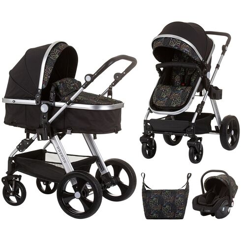 Carucior Chipolino Havana 3 in 1 obsidian leaves, Culoare: Multicolor, Model: 3 in 1,poza 2
