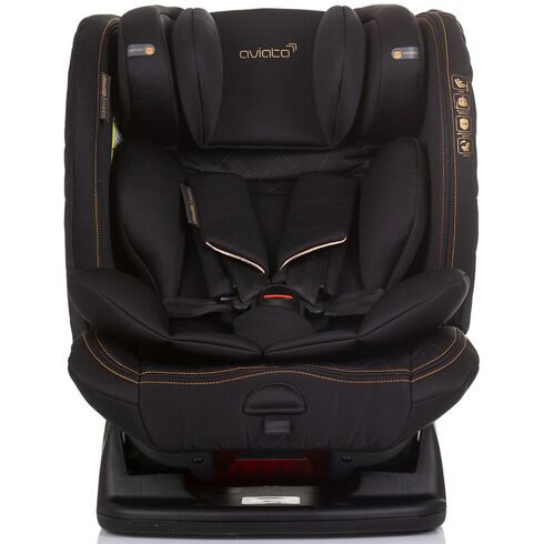 Scaun auto Chipolino Aviato I-Size 40-150 cm obsidian, Culoare: Negru, Grupa: 0-36kg (0 luni - 12 ani),poza 3  - ExclusivMAG.ro Scaun auto Chipolino Aviato I-Size 40-150 cm obsidian, Culoare: Negru, Grupa: 0-36kg (0 luni - 12 ani),poza 3