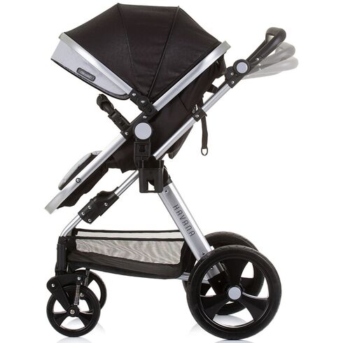 Carucior Chipolino Havana 3 in 1 obsidian silver, Culoare: Gri/Negru, Model: 3 in 1,poza 8