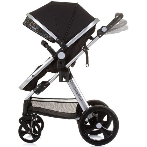Carucior Chipolino Havana 3 in 1 obsidian leaves, Culoare: Multicolor, Model: 3 in 1,poza 8