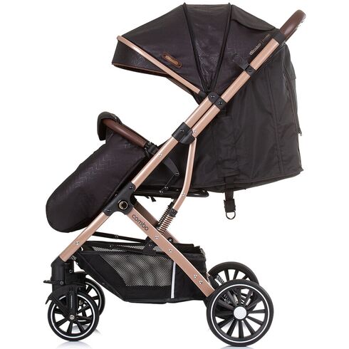 Carucior sport Chipolino Combo obsidian gold, Culoare: Negru/Auriu, Model: sport - poza 7 - ExclusivMAG.ro