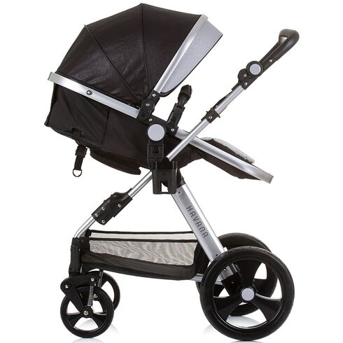 Carucior Chipolino Havana 3 in 1 obsidian silver, Culoare: Gri/Negru, Model: 3 in 1,poza 9