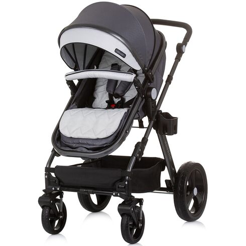 Carucior Chipolino Havana 3 in 1 silver grey, Culoare: Gri, Model: 3 in 1,poza 4