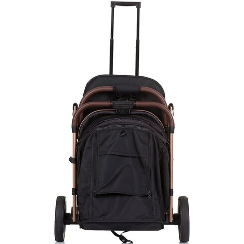 Carucior sport Chipolino Combo obsidian gold, Culoare: Negru/Auriu, Model: sport - poza 9 - ExclusivMAG.ro