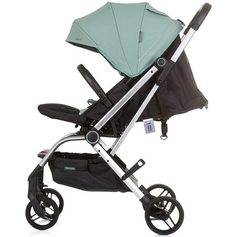 Carucior Chipolino Twister pastel green cu sezut rotativ, Culoare: Verde, Model: sport,poza 4