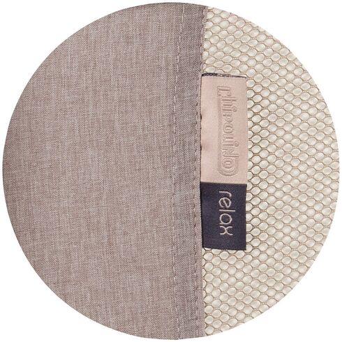 Patut pliabil Chipolino Relax macadamia linen cu laterala culisanta, Culoare: Crem, Dimensiuni: 120x60 - poza 10 - ExclusivMAG.ro