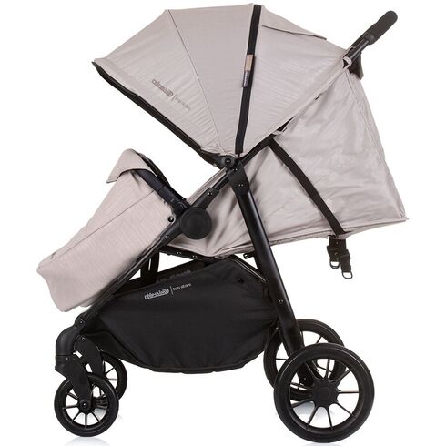Carucior gemeni Chipolino Top Stars macadamia, Culoare: Crem, Model: gemeni,poza 7