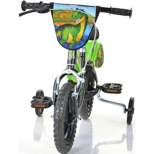 Bicicleta copii Dino Bikes 12' Dinosaur, Culoare: Verde inchis, Dimensiuni: 12 inch,poza 4