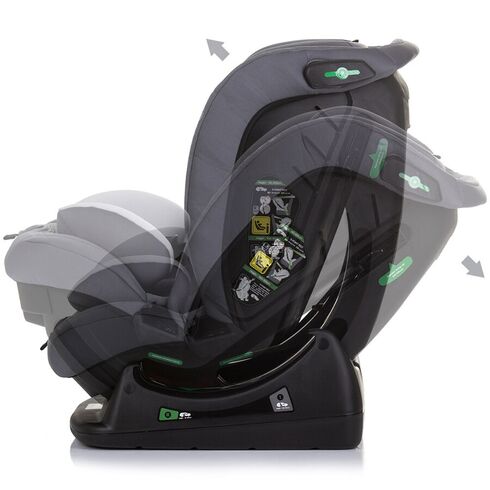 Scaun auto Chipolino Aviato I-Size 40-150 cm ash grey, Culoare: Gri deschis, Grupa: 0-36kg (0 luni - 12 ani),poza 6