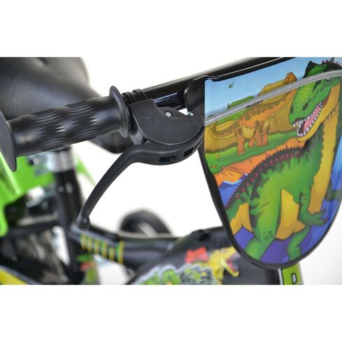 Bicicleta copii Dino Bikes 12' Dinosaur, Culoare: Verde inchis, Dimensiuni: 12 inch,poza 9