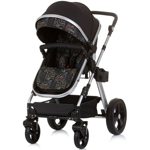 Carucior Chipolino Havana 3 in 1 obsidian leaves, Culoare: Multicolor, Model: 3 in 1,poza 4