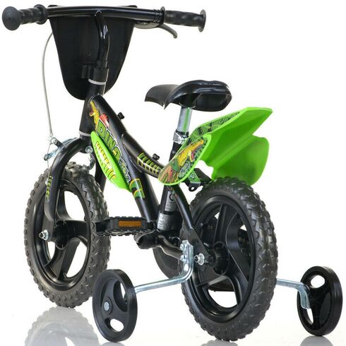 Bicicleta copii Dino Bikes 12' Dinosaur, Culoare: Verde inchis, Dimensiuni: 12 inch,poza 6