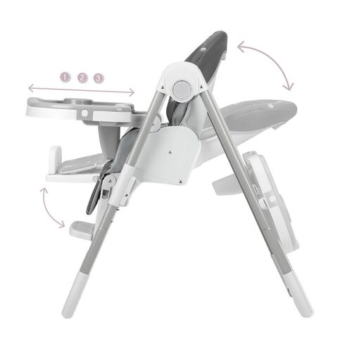 Scaun de masa Gwaju, Momi, Dark Grey, Culoare: Gri,poza 3