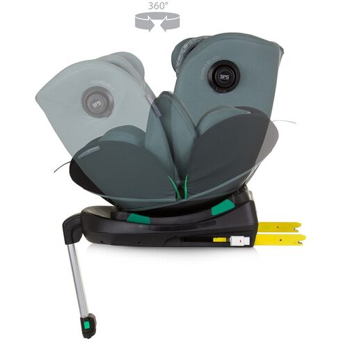 Scaun auto Chipolino Olympus I-Size 40-150 cm pastel green cu sistem Isofix, Culoare: Verde, Grupa: 0-36kg (0 luni - 12 ani),poza 8