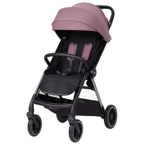 Carucior sport (max. 22 Kg) cu roti de cauciuc, pliere automata, protectie UV 50, Carrello DELTA Rose Pink, Culoare: Roz, Model: sport - poza 2 - ExclusivMAG.ro