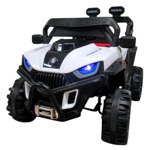 Masinuta electrica cu telecomanda si functie de balansare 4 X 4 Buggy X8N R-sport - Alb, Culoare: Alb, Capacitate acumulator: 6V