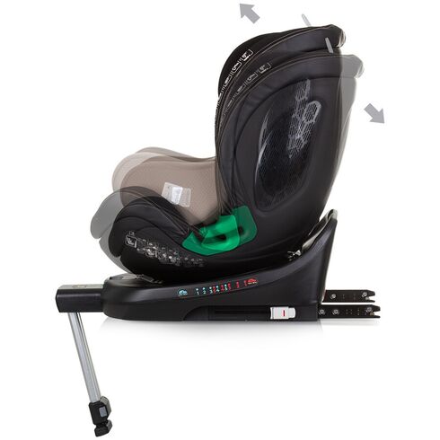 Scaun auto Chipolino Maximus I-Size 40-150 cm macadamia cu sistem Isofix, Culoare: Crem, Grupa: 0-36kg (0 luni - 12 ani),poza 6  - ExclusivMAG.ro Scaun auto Chipolino Maximus I-Size 40-150 cm macadamia cu sistem Isofix, Culoare: Crem, Grupa: 0-36kg (0 luni - 12 ani),poza 6