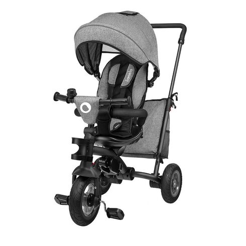Tricicleta multifunctionala cu sezut reversibil, pliabila Lionelo Tris, Stone Grey, Culoare: Gri