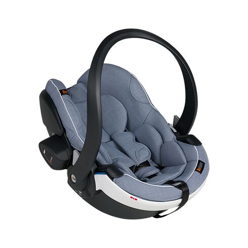 Scoică copii BeSafe iZi Go Modular X2 i-Size – Cloud Mélange, Culoare: Albastru, Grupa: 0-13kg (0 luni - 12 luni)  - ExclusivMAG.ro