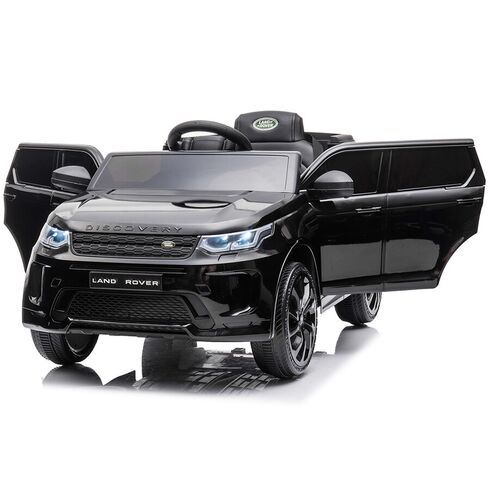Masinuta electrica Chipolino SUV Land Rover Discovery cu scaun din piele si roti EVA black, Culoare: Negru, Capacitate acumulator: 12V,poza 10  - ExclusivMAG.ro Masinuta electrica Chipolino SUV Land Rover Discovery cu scaun din piele si roti EVA black, Culoare: Negru, Capacitate acumulator: 12V,poza 10