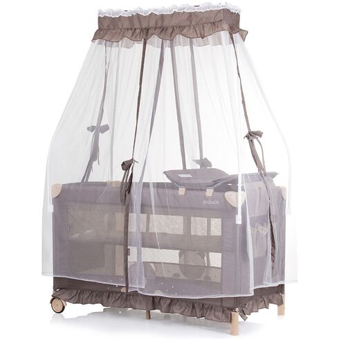 Patut pliabil Chipolino Palace Bear beige, Culoare: Bej, Dimensiuni: 120x60,poza 3