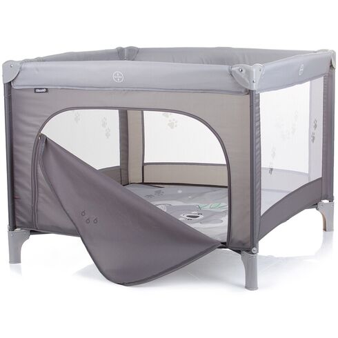 Tarc de joaca pliabil Chipolino Pop Up Koala grey, Culoare: Gri, Dimensiuni: 100x100 - poza 3 - ExclusivMAG.ro