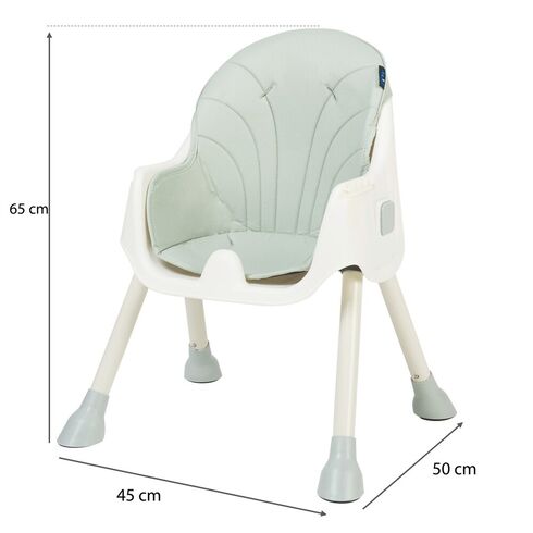 Scaun de masa 2 in 1 Juju Eat&Smile, Mint, Culoare: Verde,poza 6