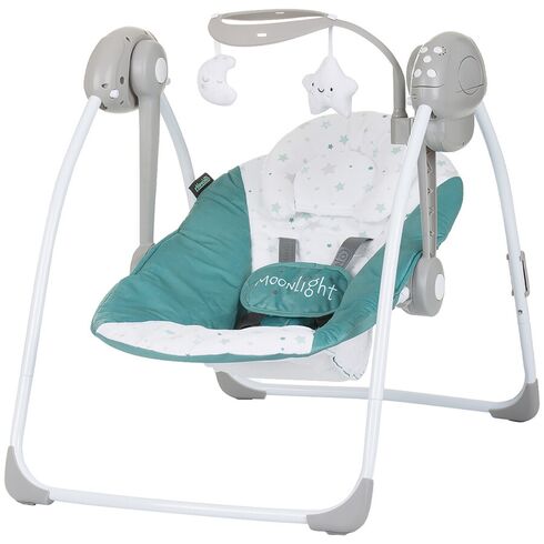 Leagan electric Chipolino Moonlight pastel green, Culoare: Verde,poza 2