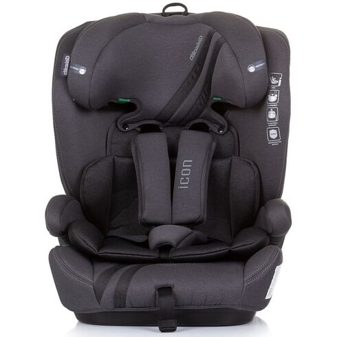 Scaun auto Chipolino Icon I-Size 76-150 cm granite, Culoare: Gri, Grupa: 9-36kg (9 luni - 12 ani),poza 3  - ExclusivMAG.ro Scaun auto Chipolino Icon I-Size 76-150 cm granite, Culoare: Gri, Grupa: 9-36kg (9 luni - 12 ani),poza 3