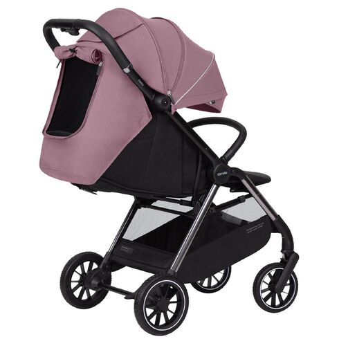 Carucior sport (max. 22 Kg) cu roti de cauciuc, pliere automata, protectie UV 50, Carrello DELTA Rose Pink, Culoare: Roz, Model: sport - poza 5 - ExclusivMAG.ro