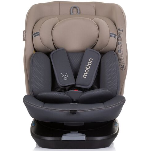 Scaun auto Chipolino Motion I-Size 40-150 cm macadamia cu sistem Isofix, Culoare: Crem, Grupa: 0-36kg (0 luni - 12 ani),poza 3  - ExclusivMAG.ro Scaun auto Chipolino Motion I-Size 40-150 cm macadamia cu sistem Isofix, Culoare: Crem, Grupa: 0-36kg (0 luni - 12 ani),poza 3