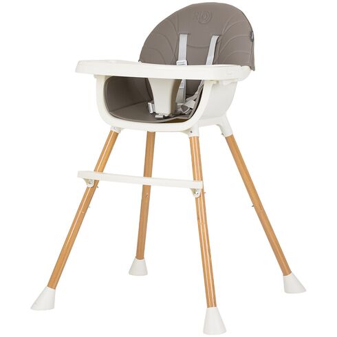 Scaun de masa Chipolino Rio 2 in 1 graphite, Culoare: Gri,poza 2