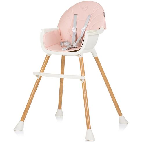 Scaun de masa Chipolino Rio 2 in 1 rose water, Culoare: Roz,poza 3