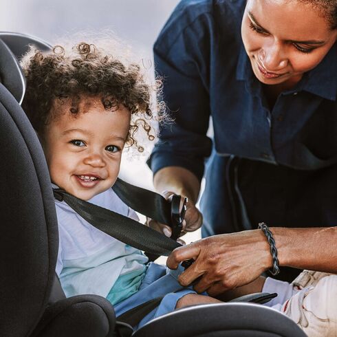 Scaun auto i-Size BabyGo FreeFix Black, 76-150 cm, certificat R129, Culoare: Negru, Grupa: 9-36kg (9 luni - 12 ani),poza 11