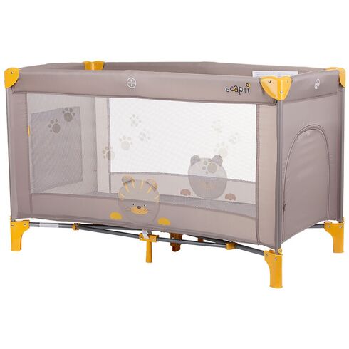 Patut pliabil Chipolino Capri Tiger beige, Culoare: Crem, Dimensiuni: 120x60,poza 2