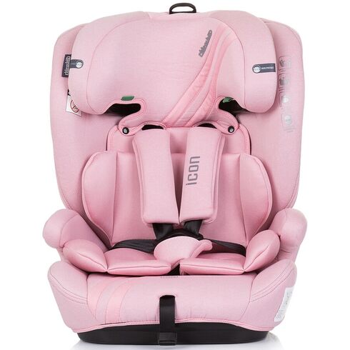 Scaun auto Chipolino Icon I-Size 76-150 cm flamingo, Culoare: Roz, Grupa: 9-36kg (9 luni - 12 ani),poza 3