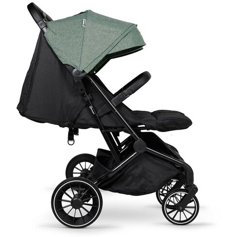 Carucior pliabil pentru gemeni BabyGo GoTwice, Green, Culoare: Verde, Model: gemeni,poza 3