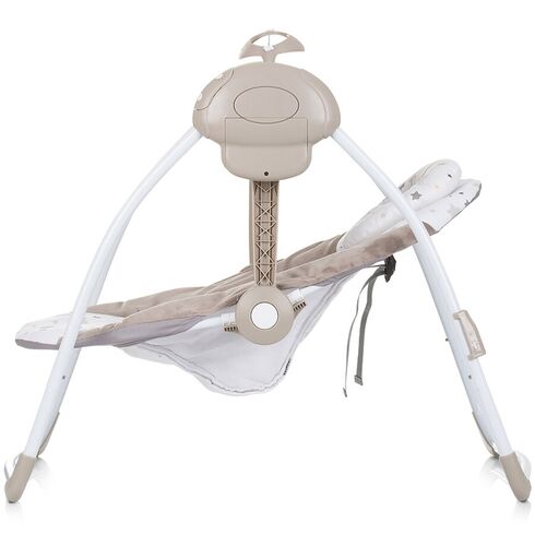 Leagan electric Chipolino Moonlight macadamia, Culoare: Crem,poza 3