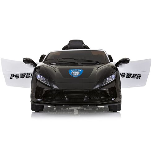 Masinuta electrica Chipolino Police black, Culoare: Negru, Capacitate acumulator: 6V,poza 5