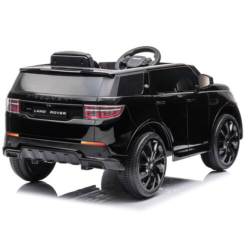 Masinuta electrica Chipolino SUV Land Rover Discovery cu scaun din piele si roti EVA black, Culoare: Negru, Capacitate acumulator: 12V,poza 8  - ExclusivMAG.ro Masinuta electrica Chipolino SUV Land Rover Discovery cu scaun din piele si roti EVA black, Culoare: Negru, Capacitate acumulator: 12V,poza 8