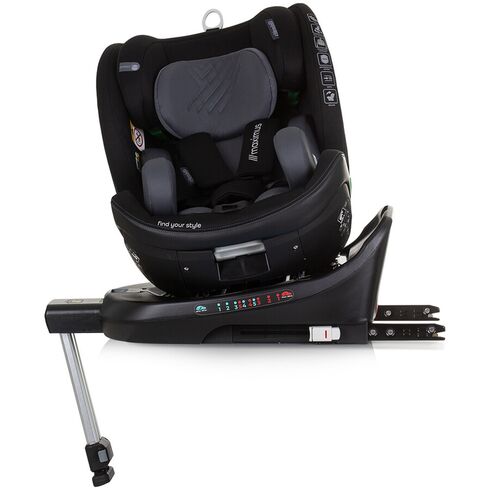 Scaun auto Chipolino Maximus I-Size 40-150 cm obsidian cu sistem Isofix, Culoare: Negru, Grupa: 0-36kg (0 luni - 12 ani),poza 7  - ExclusivMAG.ro Scaun auto Chipolino Maximus I-Size 40-150 cm obsidian cu sistem Isofix, Culoare: Negru, Grupa: 0-36kg (0 luni - 12 ani),poza 7