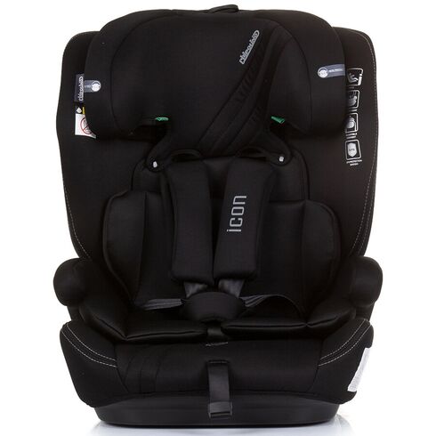 Scaun auto Chipolino Icon I-Size 76-150 cm obsidian, Culoare: Negru, Grupa: 9-36kg (9 luni - 12 ani),poza 3  - ExclusivMAG.ro Scaun auto Chipolino Icon I-Size 76-150 cm obsidian, Culoare: Negru, Grupa: 9-36kg (9 luni - 12 ani),poza 3